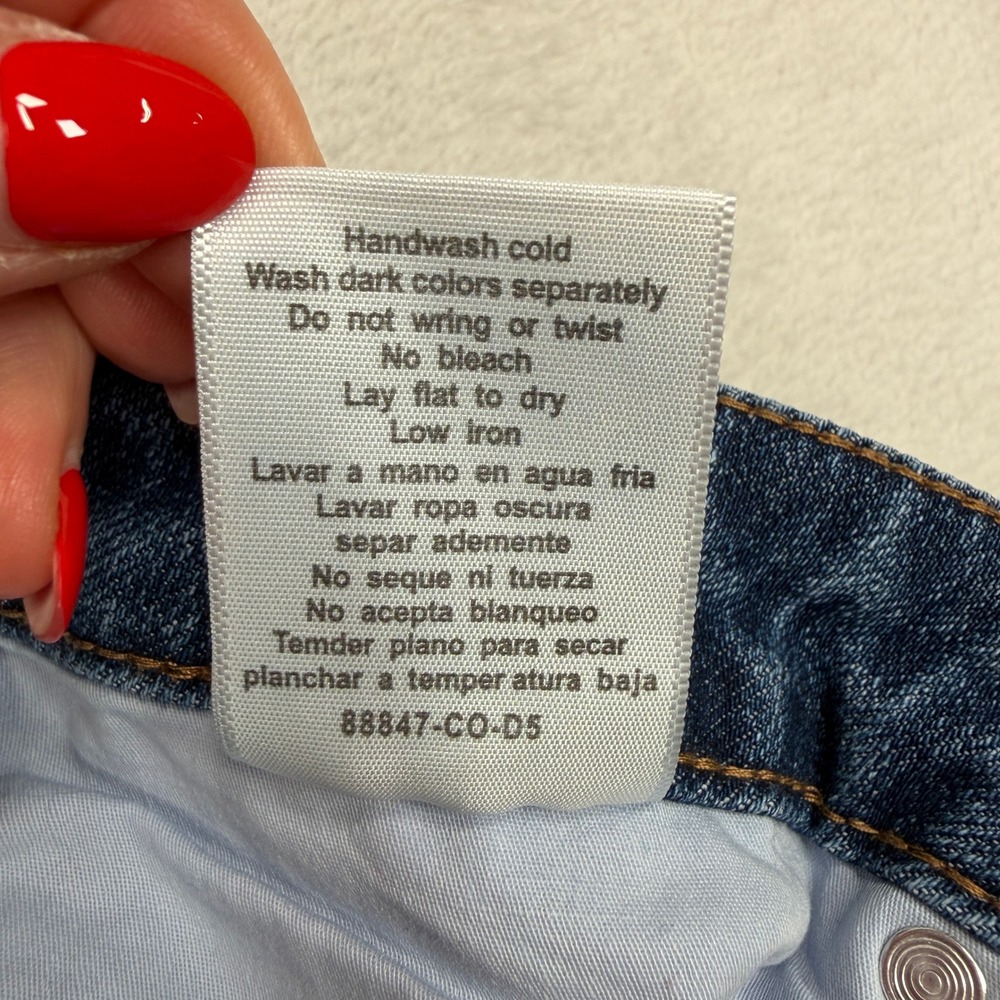 Judy Blue 20W Retro Wide Leg Jeans High Rise Medium Wash JB88847 DK-CO Stretch - Picture 10 of 16